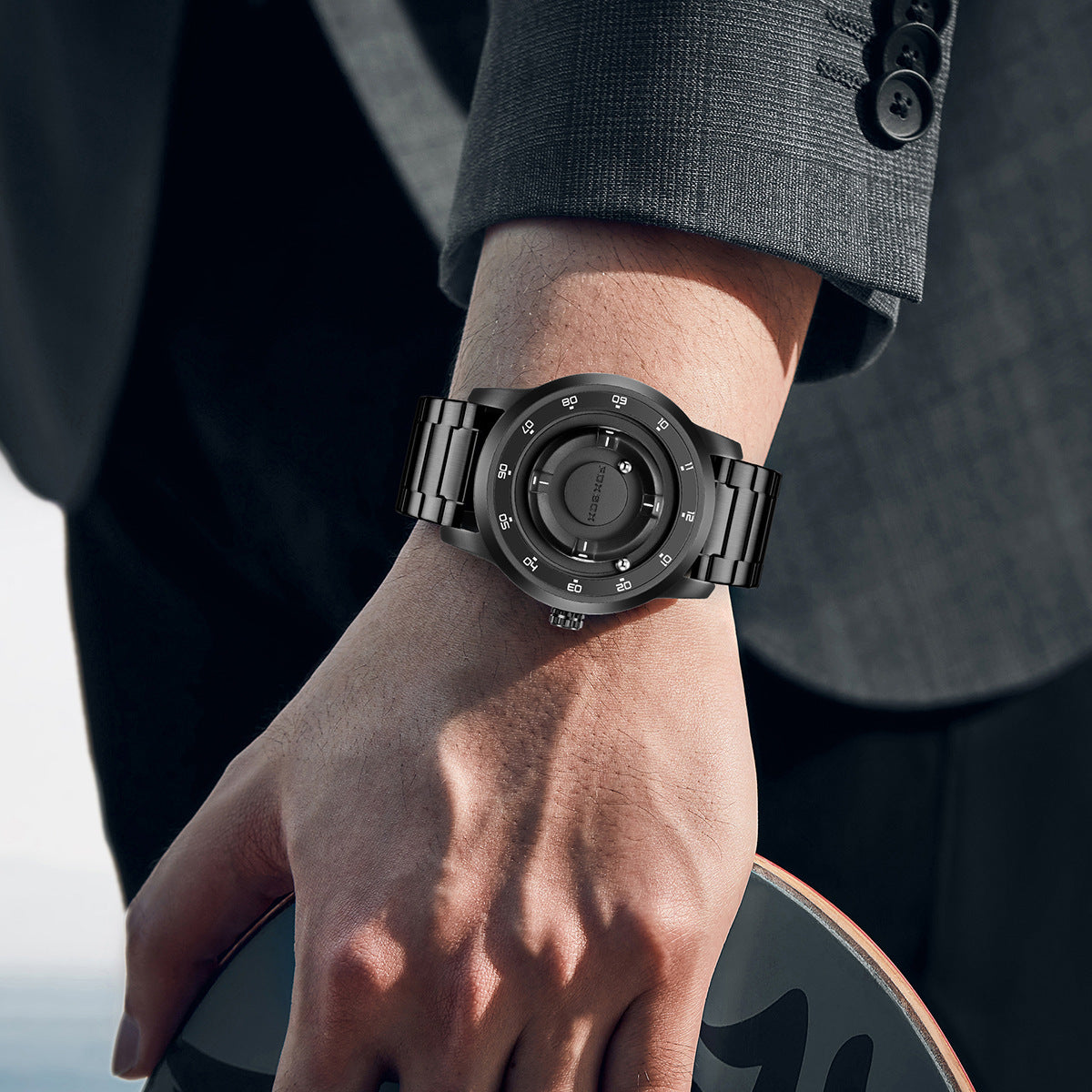 Coole Herren-Multifunktions-Quarzuhr im römischen Stil